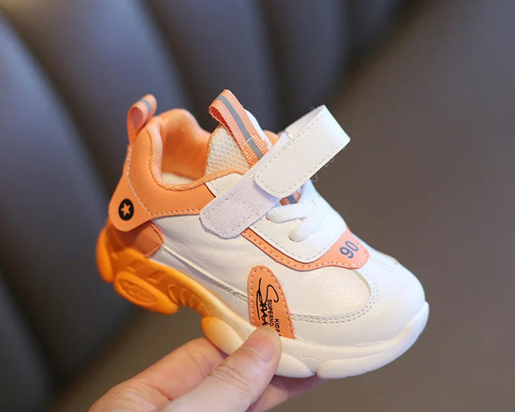 Size 20-31 Children Wear-resistant Casual Sports Shoes Baby Anti-slip Toddler Shoes Girls Boys Kids Soft Bottom Running Sneakers kids_shoes