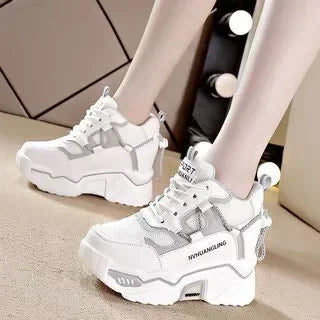 Sneakers Women Sports Shoes Platform Mesh Breathable Vulcanized Shoe Wedge Casual Comfort Woman Summer Zapatos Mujer2026 sneakers_platform