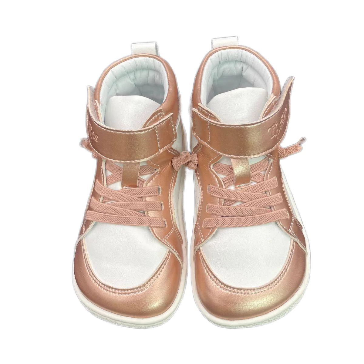 Tipsietoes Autumn Spring Genuine Leather Boots For Girls Boys Kids Barefoot Sneaker Leather Linning Light Weight Elastic Strape kids_shoes