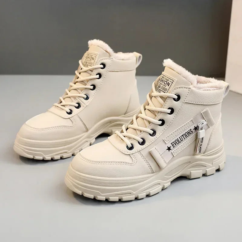 Winter Snow Boots for Women Casual High-top Shoes Warm Womens Sneakers Platform Ankle Boots Plus Size 45 Zapatillas De Mujer New sneakers_women