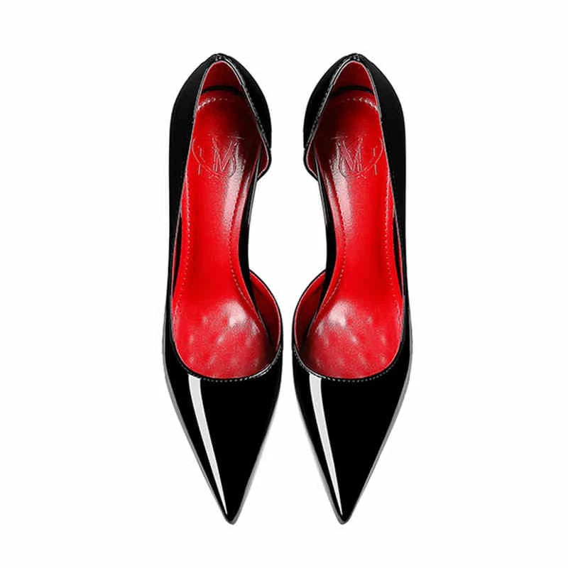 Women's heels 2025 New Luxury Brand Pumps Red Bottom Pointed Toe Rhinestone High Heels Elegant Stiletto Party Prom Ladies Shoes heels_stiletto