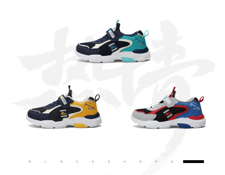 Children's shoes boy sneakers in the spring and autumn with breathable non-slip surface pupil cuhk boy boy fashion shoes kids_shoes