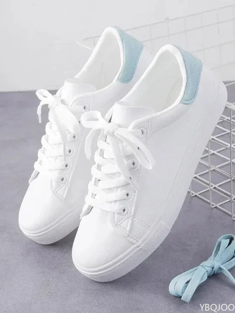 Women's Vulcanize Shoes White Shoe Women Running Spring Autumn Fashion Breathable Lace-Up Casual Sneakers Zapatos De Mujer sneakers_women