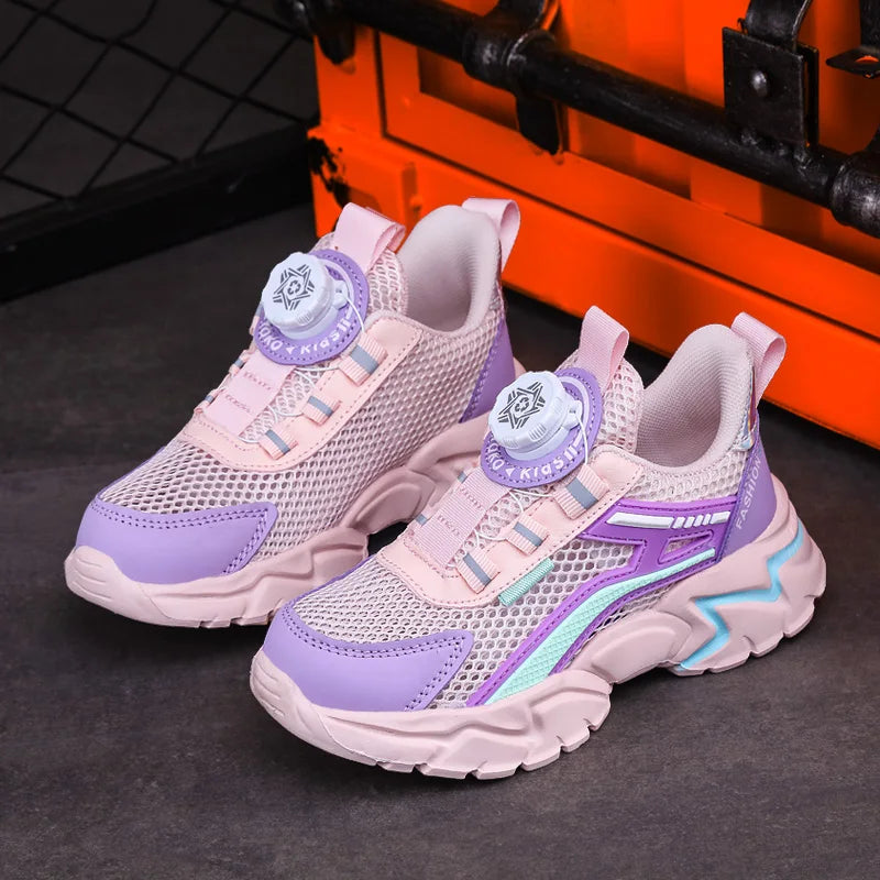 New Children Sports Shoes Boy Sneaker Black Mesh Summer Breathable Kids Casual Shoes Boy Running Tennis Running Sneaker kids_shoes