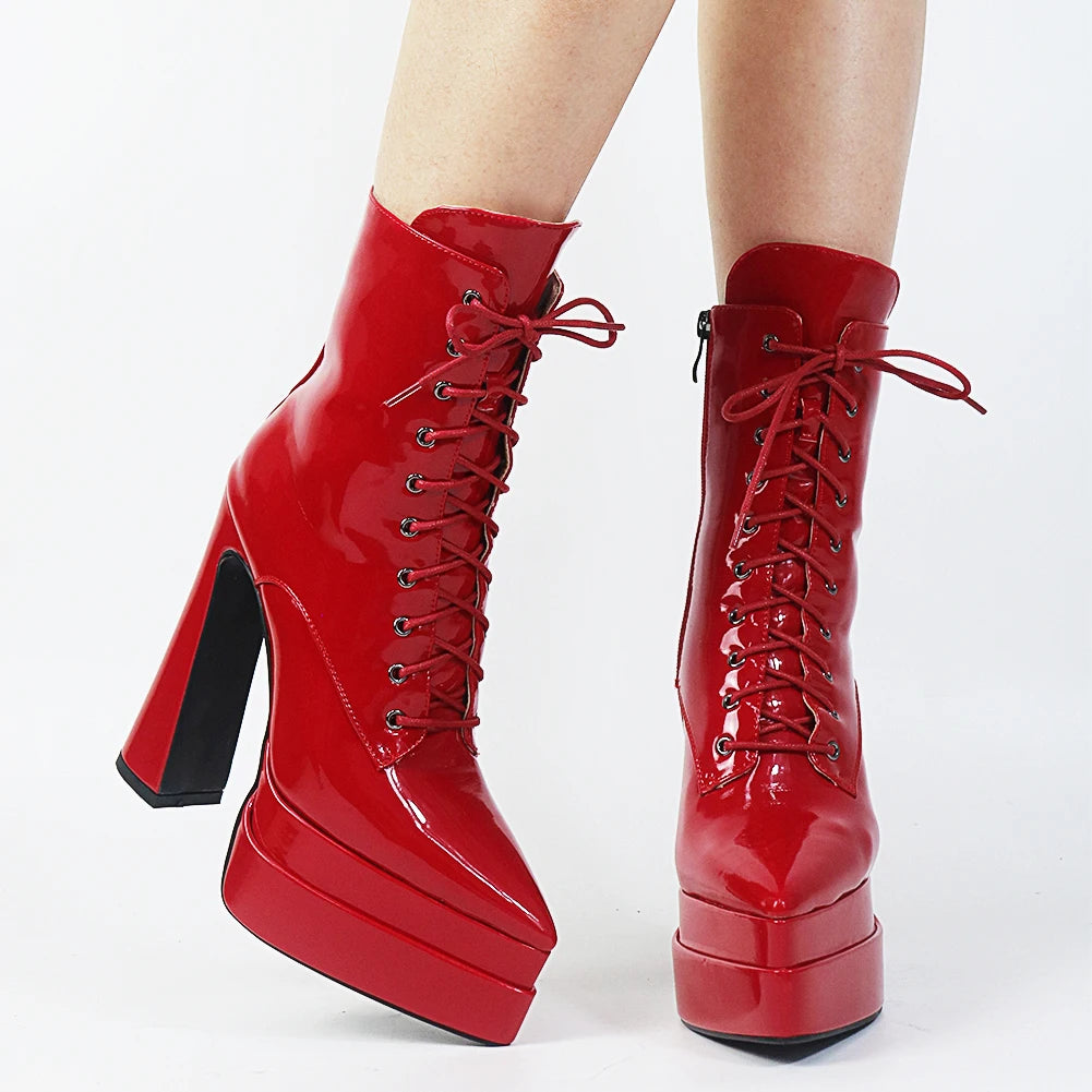 Pointed Toe Platform Women Over The Knee High Boots Dropship High Heel 2022 Winter Fashion Office Lady Women Shoes Big Size 43 boots_platform