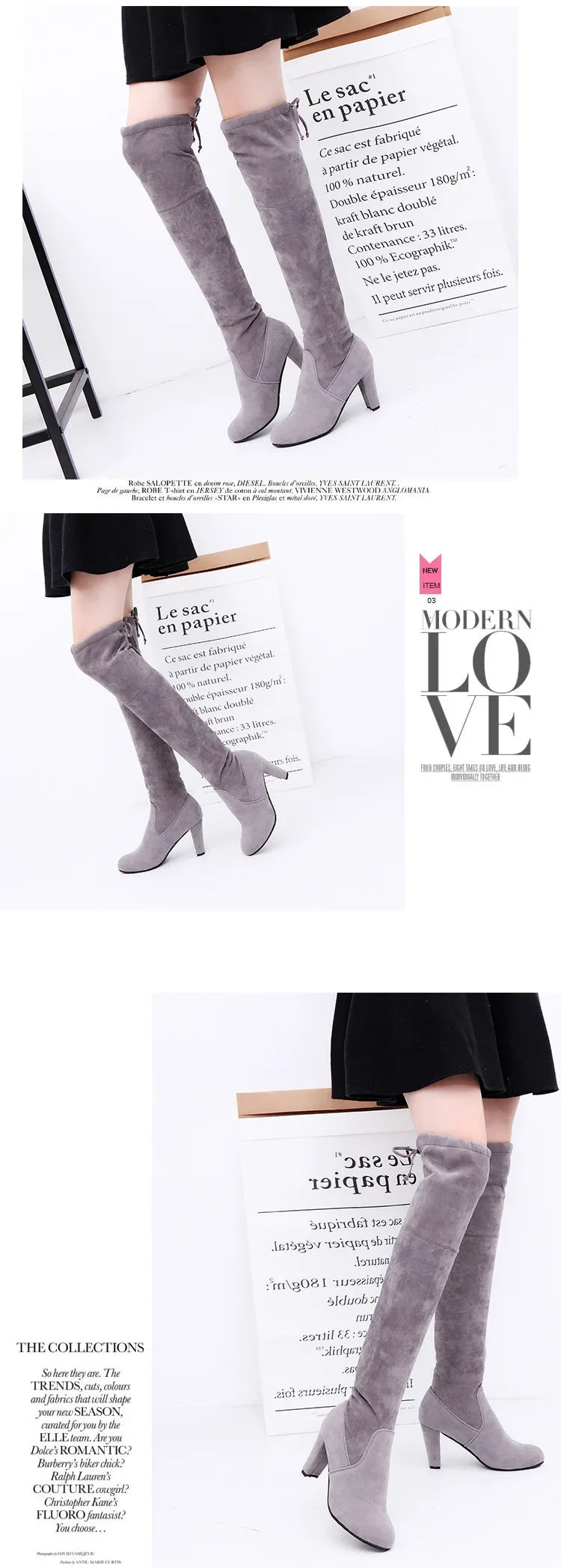 Botas Mujer Invierno In Over The Knee Women Boots Stretch Fabrics High Heel Slip on Shoes Pointed Toe Long Botte Femme 2026 boots_highheel