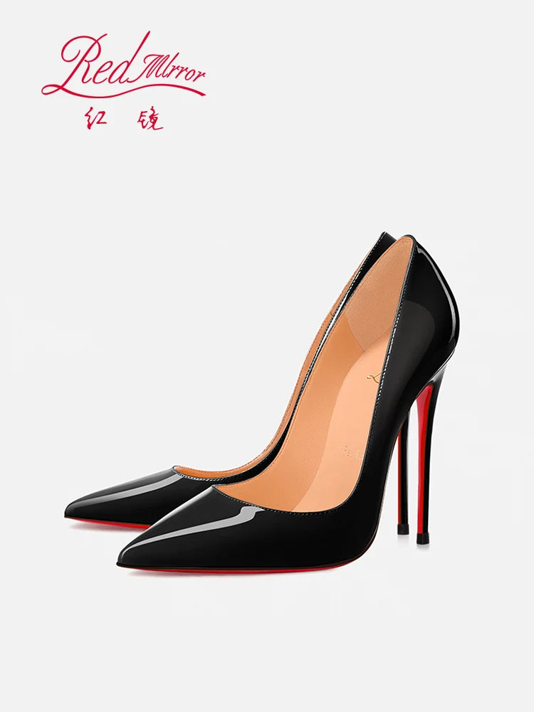 Women's High-heeled Shoes Red Bottoms Stiletto Pumps Black Naked Shallow Pointed Toe High Heels Luxury Brand Fashion Prom Shoes heels_stiletto