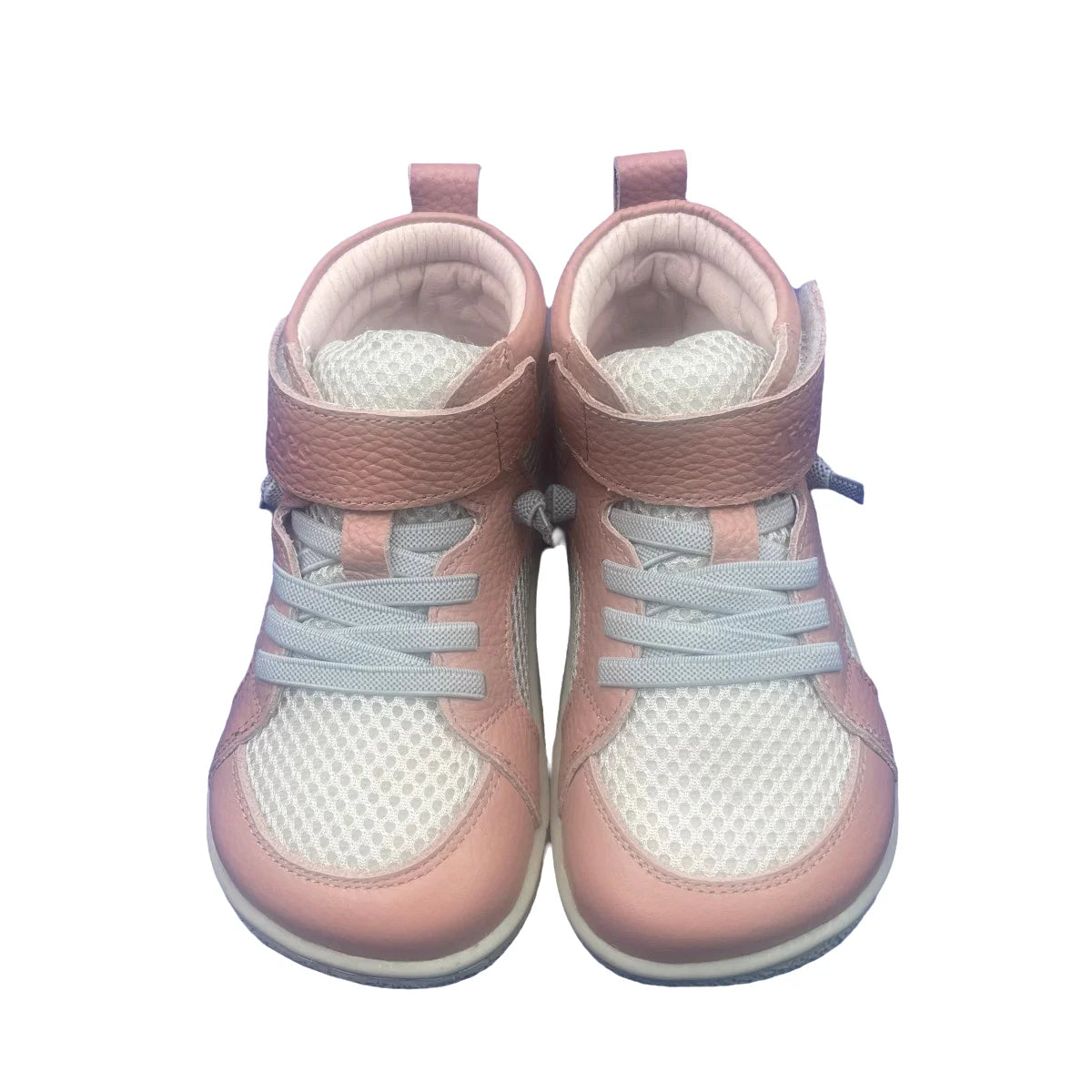 Tipsietoes Autumn Spring Genuine Leather Boots For Girls Boys Kids Barefoot Sneaker Leather Linning Light Weight Elastic Strape kids_shoes