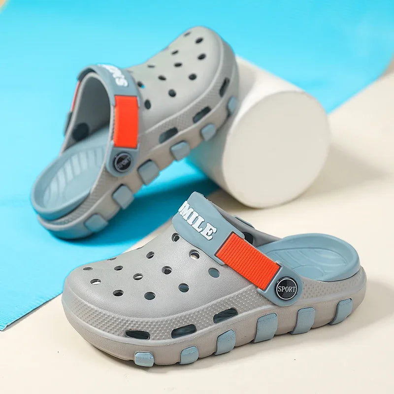 Children Slippers Boy Clogs Summer Beach  Shoes Sneaker Casual Comfortable Indoor Outdoor Sports Sandals for Boy 4 To 10 Years kids_shoes