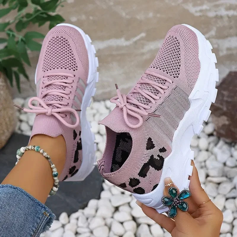 shoes woman 2025 [Leopard print sneakers] lightweight and breathable women's casual sneakers.women's shoes sale shoes sneakers_women