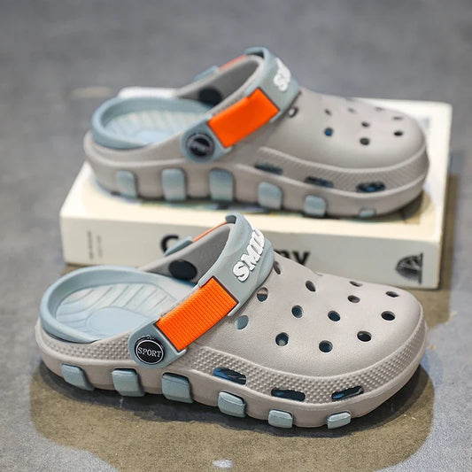 Children Slippers Boy Clogs Summer Beach  Shoes Sneaker Casual Comfortable Indoor Outdoor Sports Sandals for Boy 4 To 10 Years kids_shoes