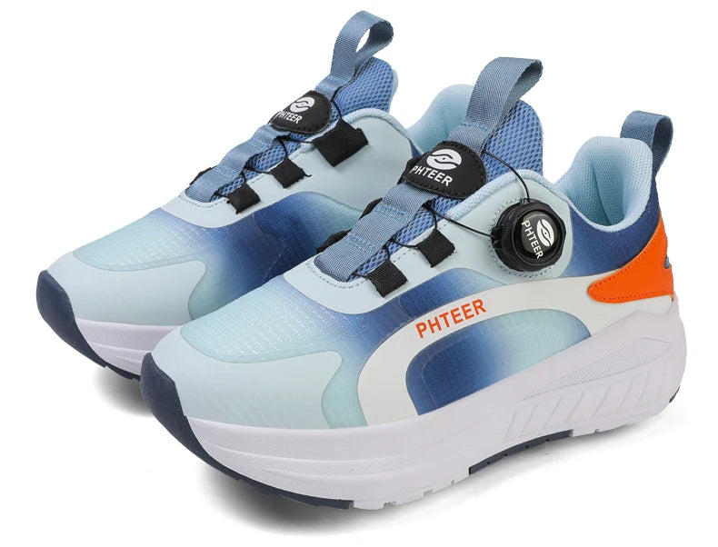 Fashion 4-wheel roller skates sneakers for students children outdoor wheel shoes Multifunctional sports shoes kids_shoes