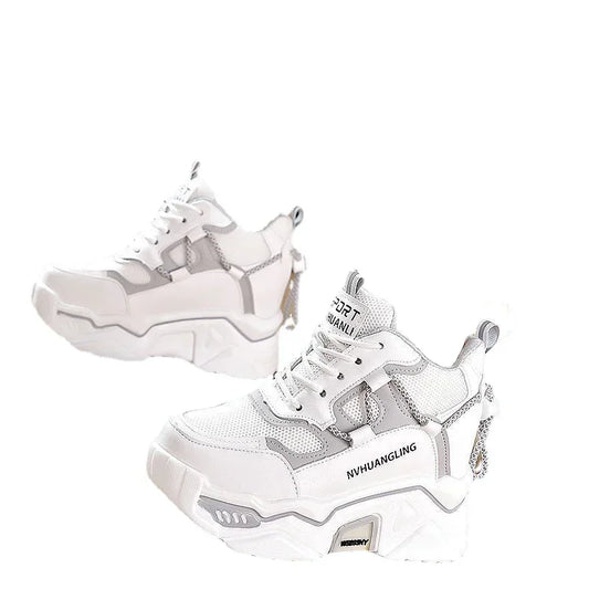 Sneakers Women Sports Shoes Platform Mesh Breathable Vulcanized Shoe Wedge Casual Comfort Woman Summer Zapatos Mujer2026 sneakers_platform
