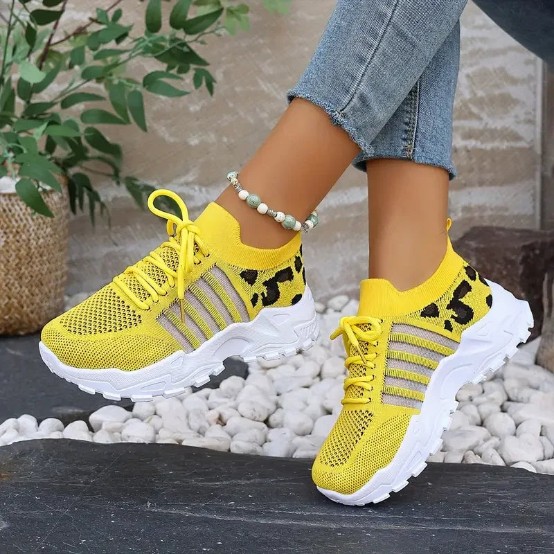 shoes woman 2025 [Leopard print sneakers] lightweight and breathable women's casual sneakers.women's shoes sale shoes sneakers_women