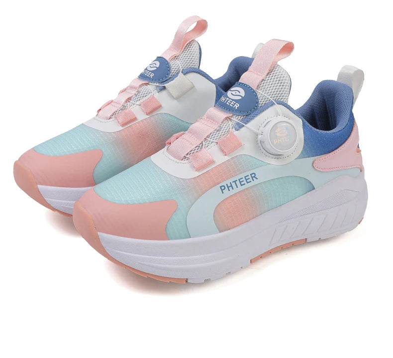 Fashion 4-wheel roller skates sneakers for students children outdoor wheel shoes Multifunctional sports shoes kids_shoes