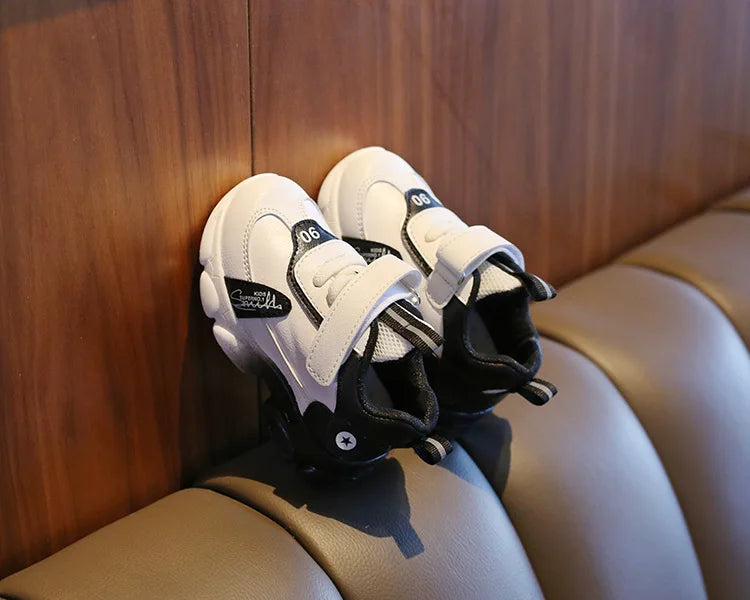 Size 20-31 Children Wear-resistant Casual Sports Shoes Baby Anti-slip Toddler Shoes Girls Boys Kids Soft Bottom Running Sneakers kids_shoes