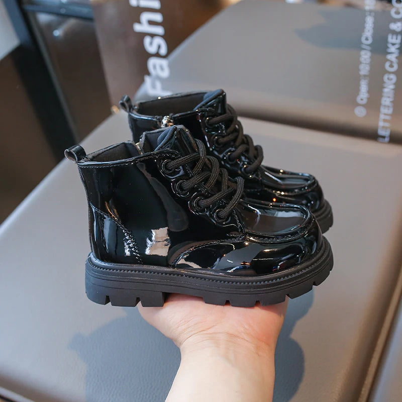 Autumn Winter Children's Boots 2-18 Years Old Padded Warm Boys Girls Cotton Shoes Hundred Anti-slip Kids Short Boots Shoes kids_shoes