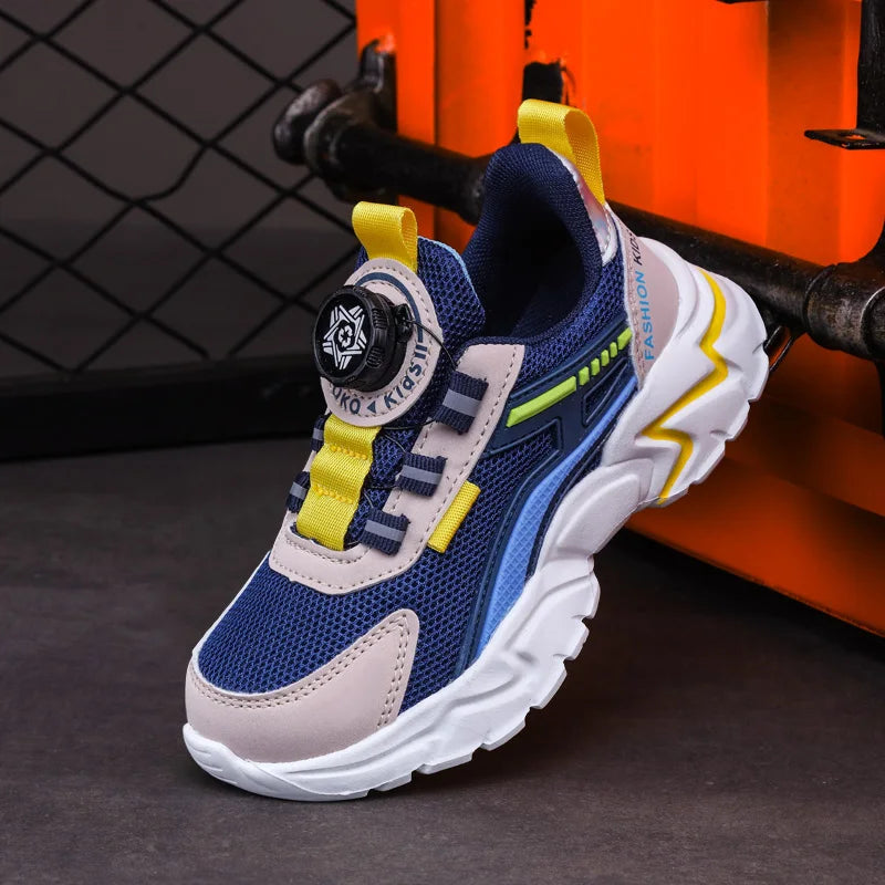 New Children Sports Shoes Boy Sneaker Black Mesh Summer Breathable Kids Casual Shoes Boy Running Tennis Running Sneaker kids_shoes