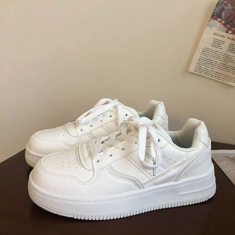 New 2024 Woman Tennis Sneakers Fashion Comfort  Sports Board Shoes Casual Academy Style Little White Shoes Female Spring autumn sneakers_women