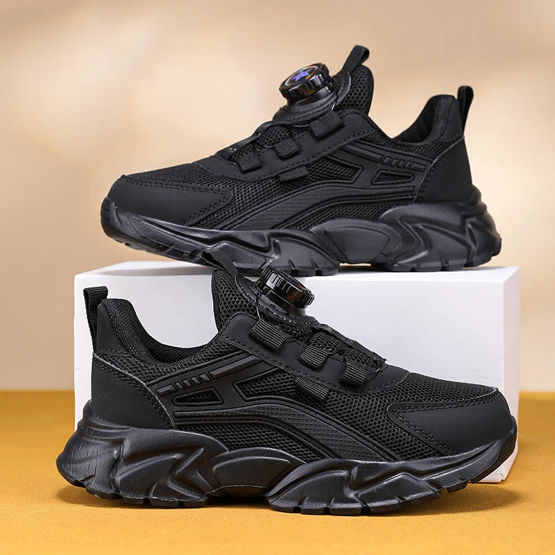 New Children Sports Shoes Boy Sneaker Black Mesh Summer Breathable Kids Casual Shoes Boy Running Tennis Running Sneaker kids_shoes