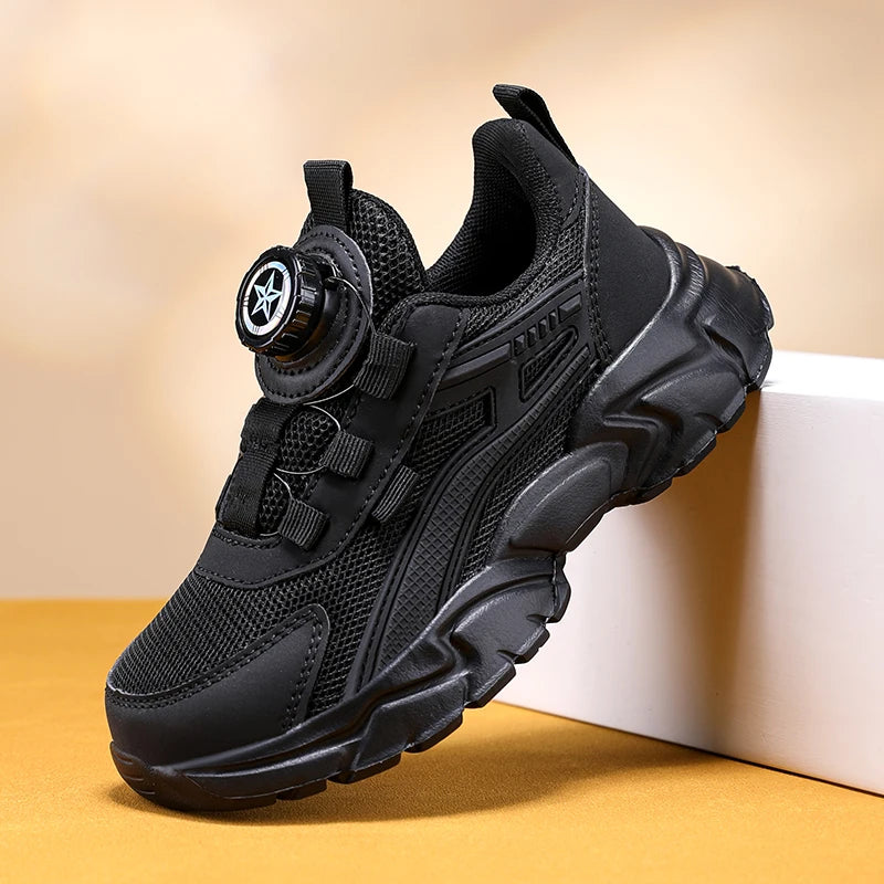 New Children Sports Shoes Boy Sneaker Black Mesh Summer Breathable Kids Casual Shoes Boy Running Tennis Running Sneaker kids_shoes