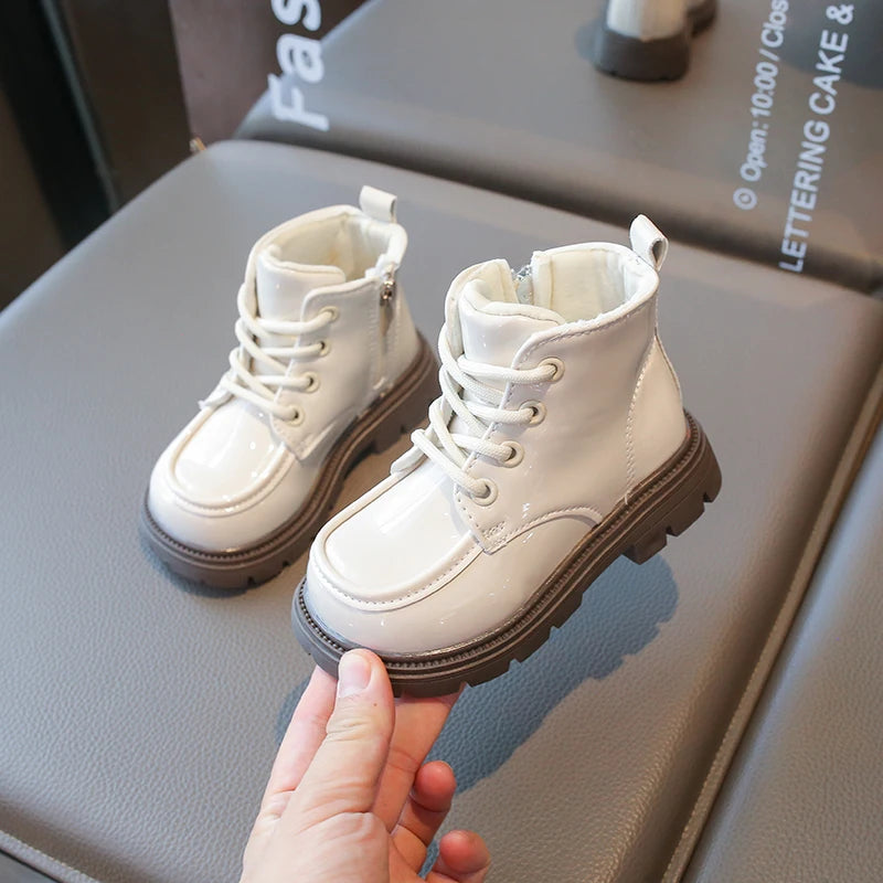 Autumn Winter Children's Boots 2-18 Years Old Padded Warm Boys Girls Cotton Shoes Hundred Anti-slip Kids Short Boots Shoes kids_shoes