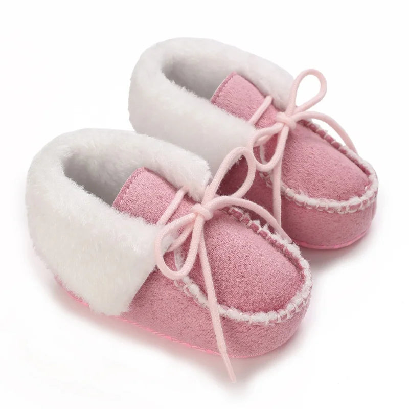 Freshman baby cotton walking shoes with soft soles, warm autumn and winter snow boots, comfortable baby walking shoes kids_shoes