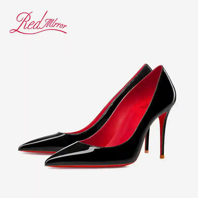 Women's High-heeled Shoes Red Bottoms Stiletto Pumps Black Naked Shallow Pointed Toe High Heels Luxury Brand Fashion Prom Shoes heels_stiletto