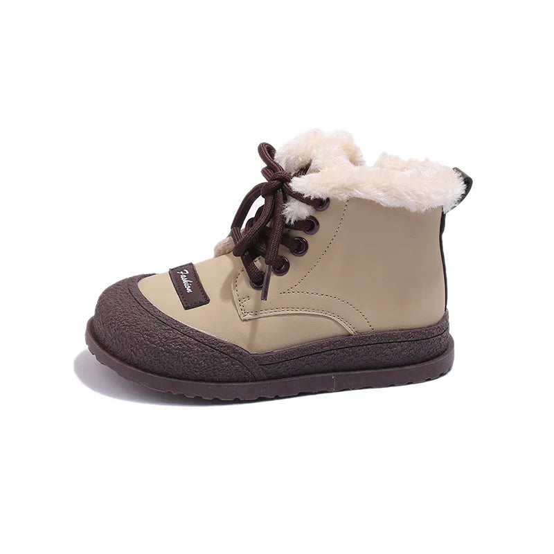 Zapatos 2025 Winter New Kids Snow Boots Comfort Anti Slip Girls' Ankle Boots Simple Versatile Child Boot Zapatos De Mujer kids_shoes