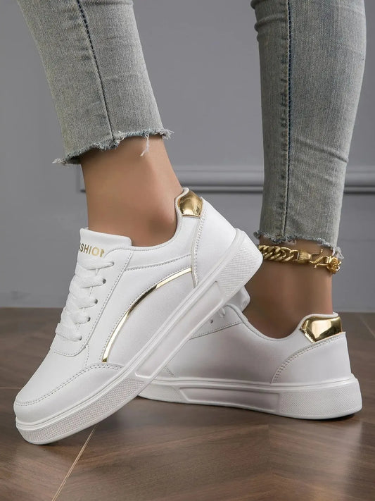 Baasploa Women Casual Sneakers Leather Platform Sneakers for Women Classics Comfort Skateboarding Shoes Non-Slip sneakers_women