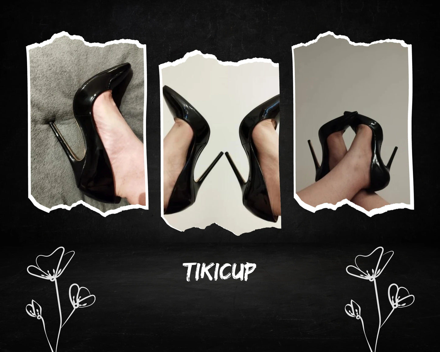 Tikicup Plus Size 40-48 Solid Black 15cm Extremely High Heel Pointy Toe Stiletto Pumps Slip On Crossdress Gragon Queen Shoes heels_stiletto