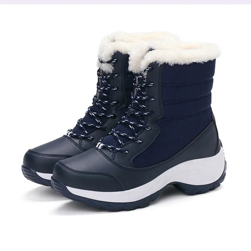 Snow Boots Women New Ladies Shoes Platform Shoes Woman Flat Keep Warm Boots Ladies Casual Plush Botas Mujer Winter Shoes Women sneakers_platform