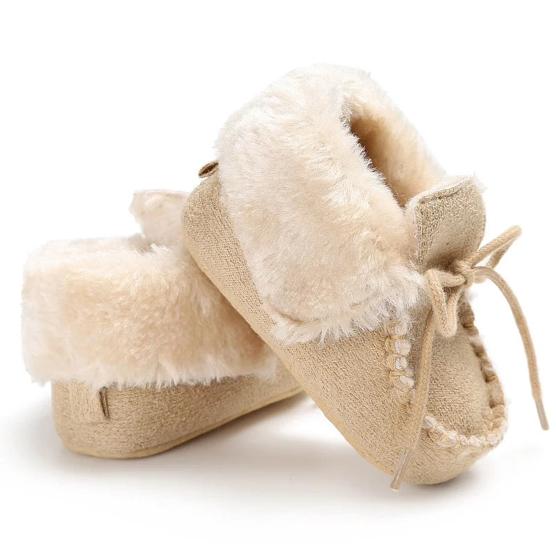 Freshman baby cotton walking shoes with soft soles, warm autumn and winter snow boots, comfortable baby walking shoes kids_shoes