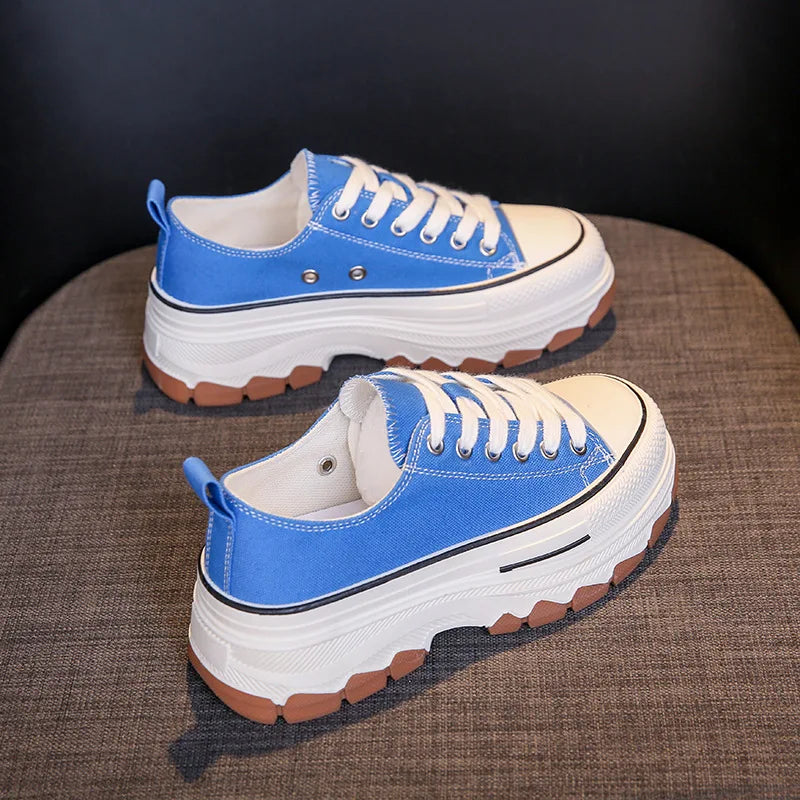 Canvas Womens Shoes High Platform Sneakers for Women 2023 New Breathable Woman Tennis Shoes Casual Women's Tennis Scarpe Donna sneakers_platform