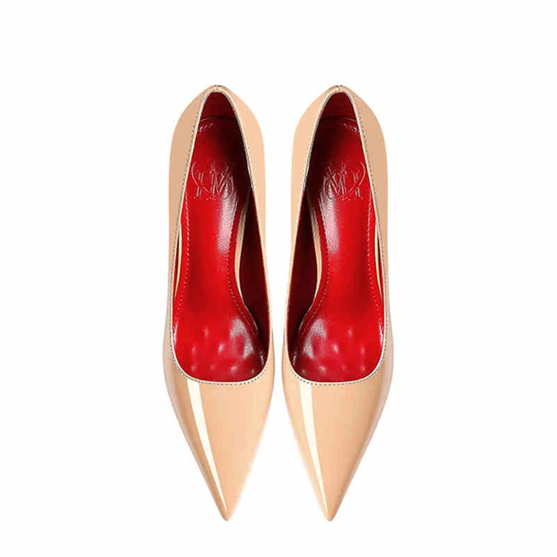 Women's heels 2025 New Luxury Brand Pumps Red Bottom Pointed Toe Rhinestone High Heels Elegant Stiletto Party Prom Ladies Shoes heels_stiletto