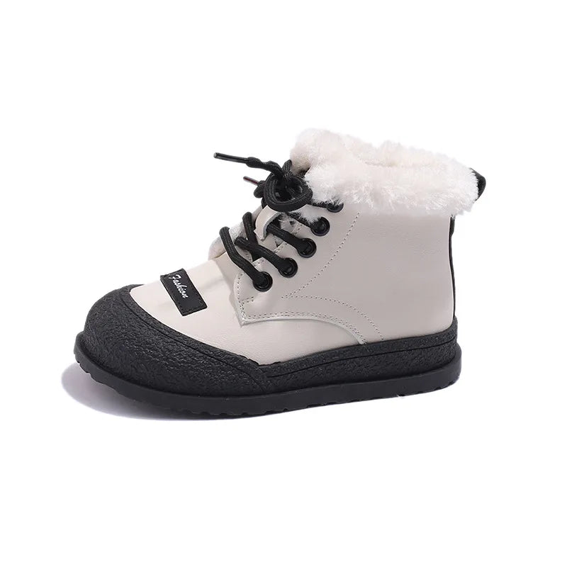 Zapatos 2025 Winter New Kids Snow Boots Comfort Anti Slip Girls' Ankle Boots Simple Versatile Child Boot Zapatos De Mujer kids_shoes