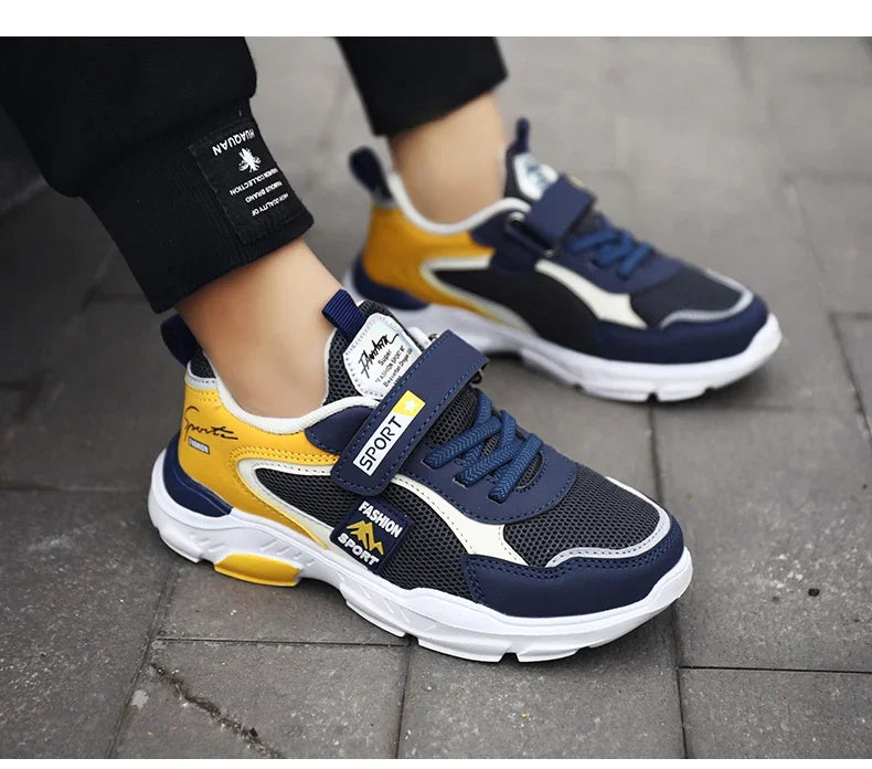 Children's shoes boy sneakers in the spring and autumn with breathable non-slip surface pupil cuhk boy boy fashion shoes kids_shoes