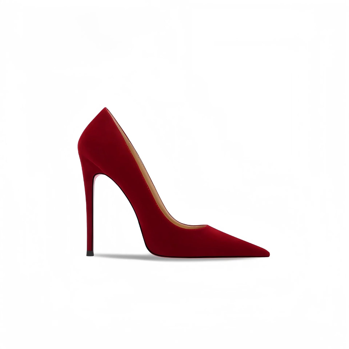 Wine Red High Heels 12cm 10cm 8cm Women Shoes Thin Heels Pointed Head Ladies Pumps Shallow Mouth Stiletto Party Large Size Shoes heels_stiletto