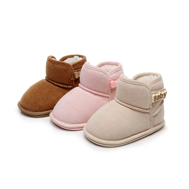 Blotona Baby Girls Boys Ankle Boots Non-slip Newborn Winter Snow Shoes Warm Flats Casual Walking Shoes for Toddler Infant kids_shoes