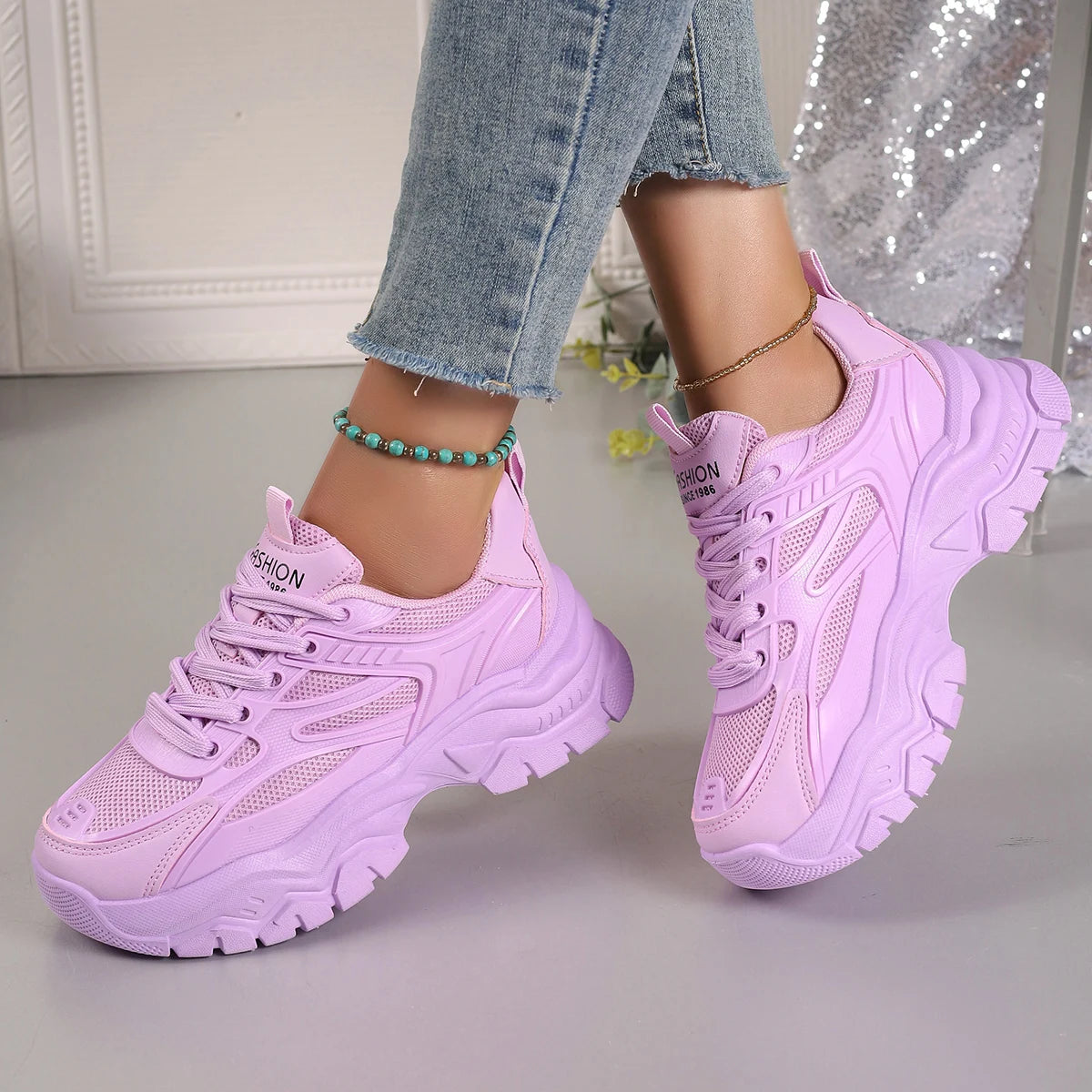 Women Sneakers 2024 New Fashion Chunky Sneakers Women Outdoor Tennis Platform Sports Shoes for Women Lightweight Designer Shoes sneakers_platform