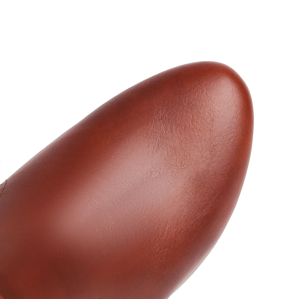 Beige Ankle Boots Women Platform Shoes Fashion Buckle High Heels Red Black Autumn Winter Women's Short Boot Size 40 41 Free Ship boots_platform