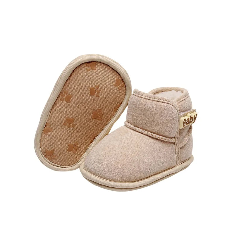 Blotona Baby Girls Boys Ankle Boots Non-slip Newborn Winter Snow Shoes Warm Flats Casual Walking Shoes for Toddler Infant kids_shoes