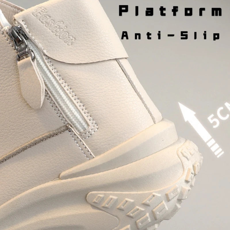 2025 New Women Sneakers Luxury Fashion High Top Women Boots Platform Casual Shoes Outdoor Running Shoes for Women Tenis De Mujer sneakers_platform