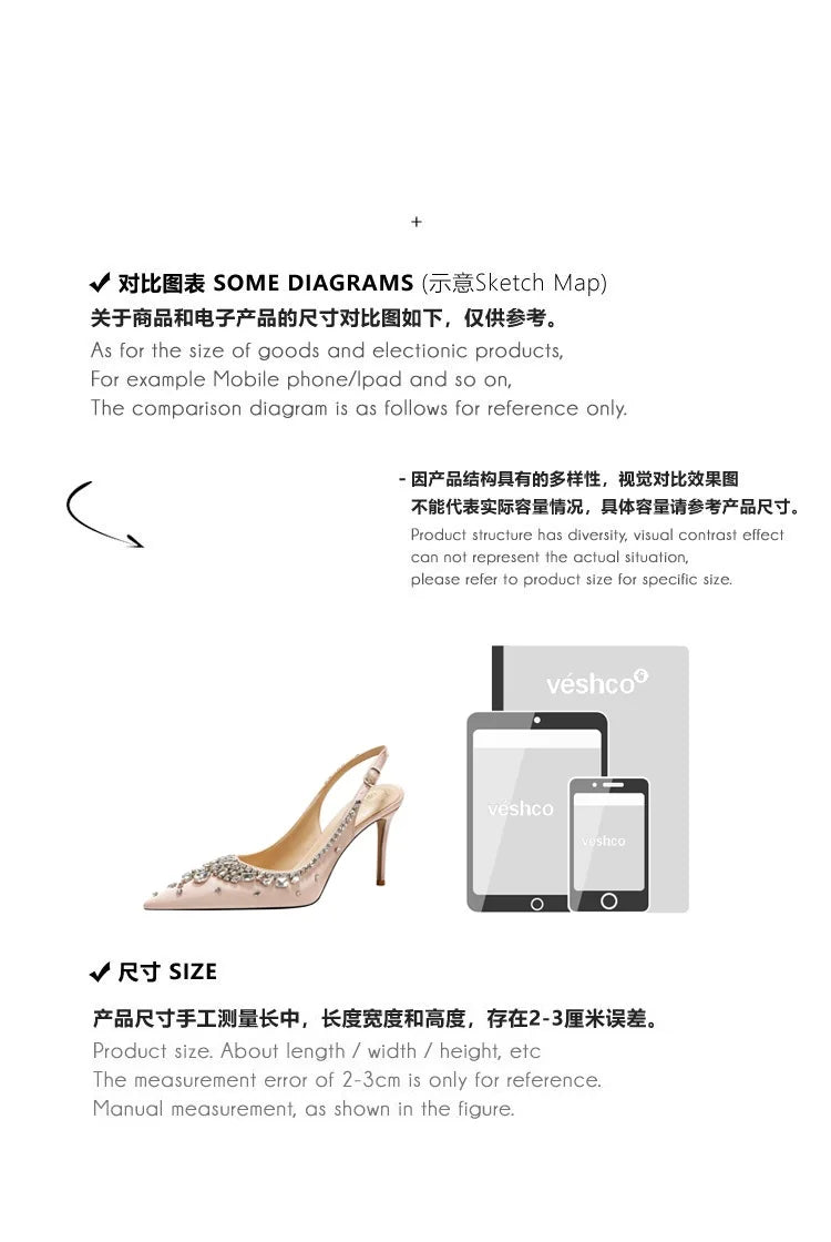 Thin high-heeled sandals spring and summer new pointed rhinestone silk wedding shoes banquet dress crystal women's shoes