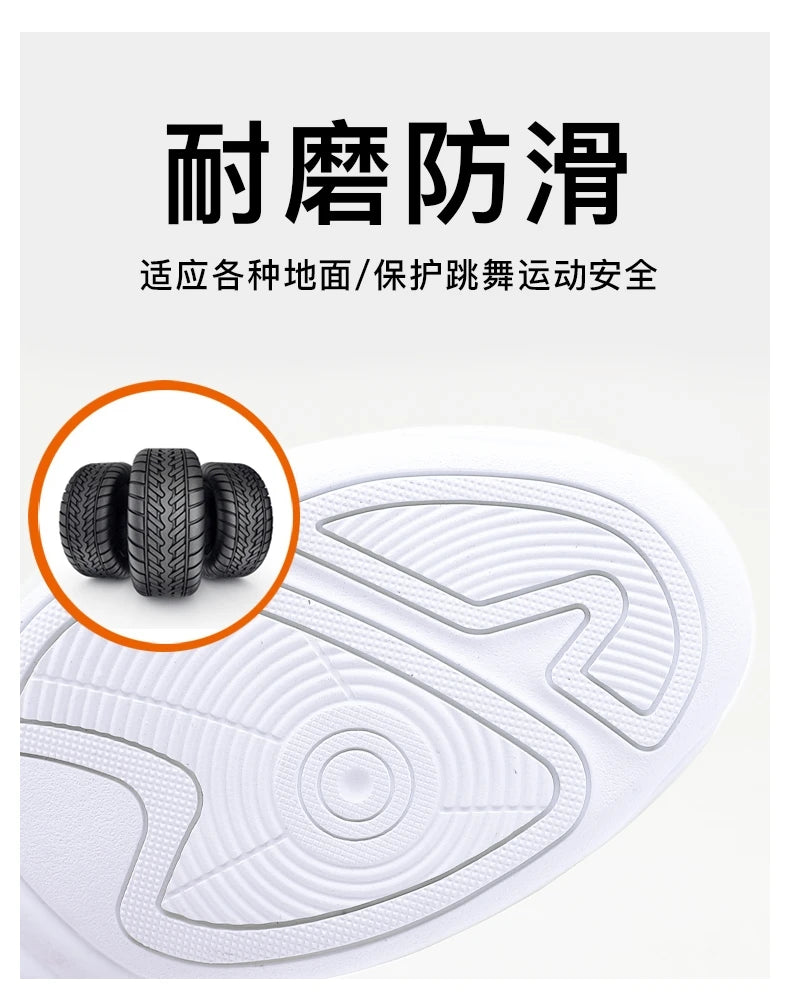 New cheerleading shoes Children's dance shoes Competitive aerobics shoes Fitness shoes Women's white jazz sports shoes 2105 kids_shoes