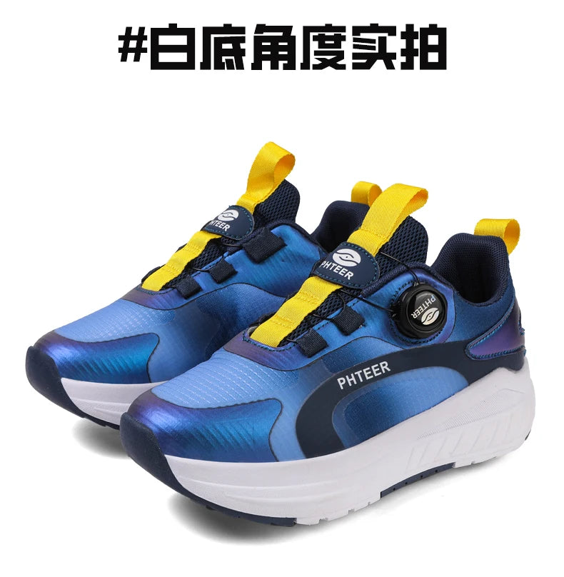 Fashion 4-wheel roller skates sneakers for students children outdoor wheel shoes Multifunctional sports shoes kids_shoes