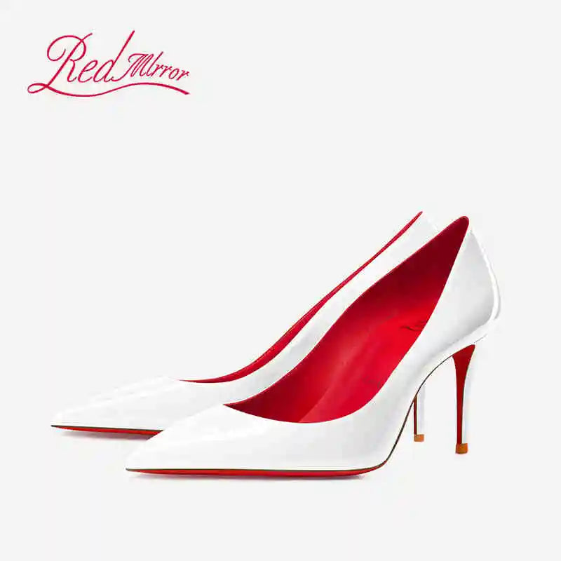 Women's High-heeled Shoes Red Bottoms Stiletto Pumps Black Naked Shallow Pointed Toe High Heels Luxury Brand Fashion Prom Shoes heels_stiletto