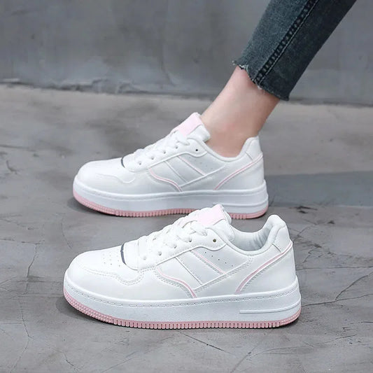 New 2024 Woman Tennis Sneakers Fashion Comfort  Sports Board Shoes Casual Academy Style Little White Shoes Female Spring autumn sneakers_women