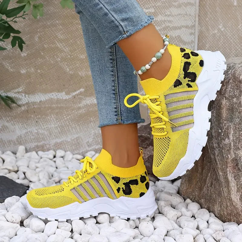 shoes woman 2025 [Leopard print sneakers] lightweight and breathable women's casual sneakers.women's shoes sale shoes sneakers_women