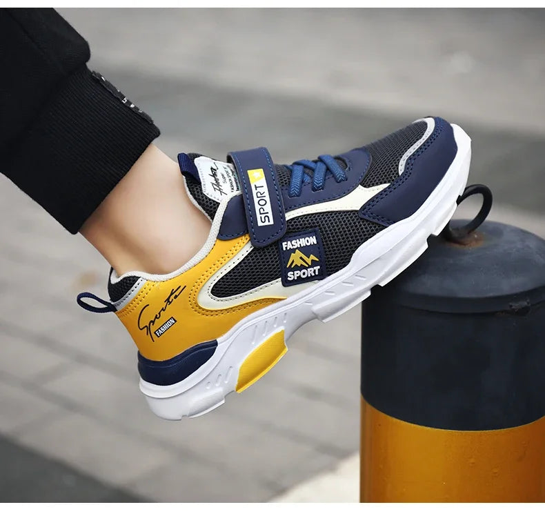 Children's shoes boy sneakers in the spring and autumn with breathable non-slip surface pupil cuhk boy boy fashion shoes kids_shoes